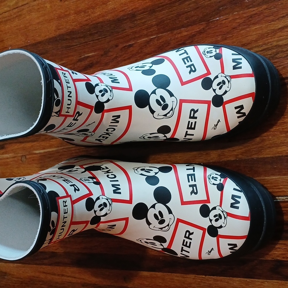 Hunter X Disney Mickey Mouse Play Short Rain Boots - 7 - Picture 5 of 15